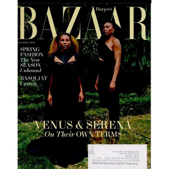 HARPER'S BAZAAR MARCH 2022 THE LEGACY ISSUE, VENUS & SERENA, SPRING FASHION - Picture 1 of 2